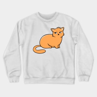 Orange Cat Crewneck Sweatshirt